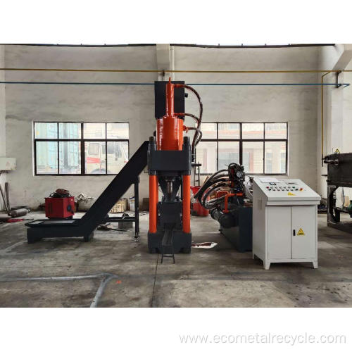 Hydraulic Wrought Dug Iron Metal Chips Briquette Machine